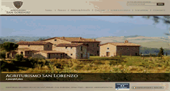 Desktop Screenshot of agriturismosanlorenzo.eu