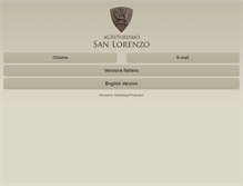 Tablet Screenshot of agriturismosanlorenzo.eu